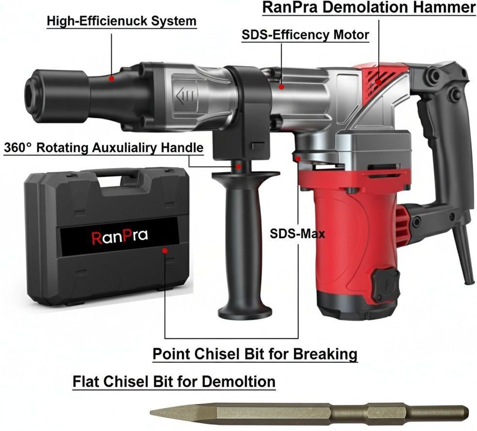 RanPra RP-355 7 KG DEMOLITION / BREAKER MACHINE