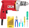 RanPra 6-Month Warranty machine 13pc HSS Plier 100% Copper Winding Masonry bit 2in1 Screwdriver Wire Cutter Claw Hammer Electric Tester (Pack of 8) Pistol Grip Drill